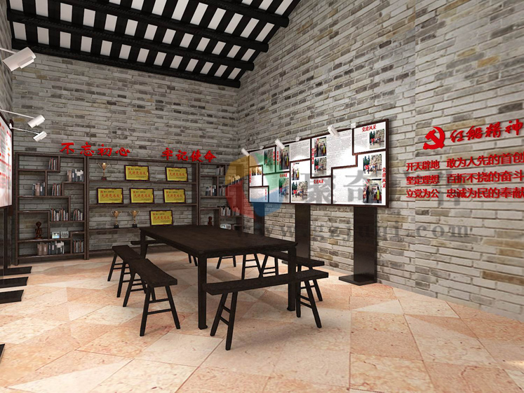 吉山村党群服务中心党建活动室设计